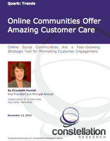 Online Communities Customer Care Quark