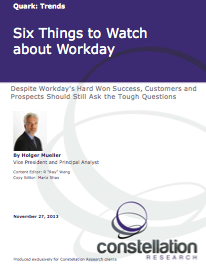 Six Things to Watch about Workday