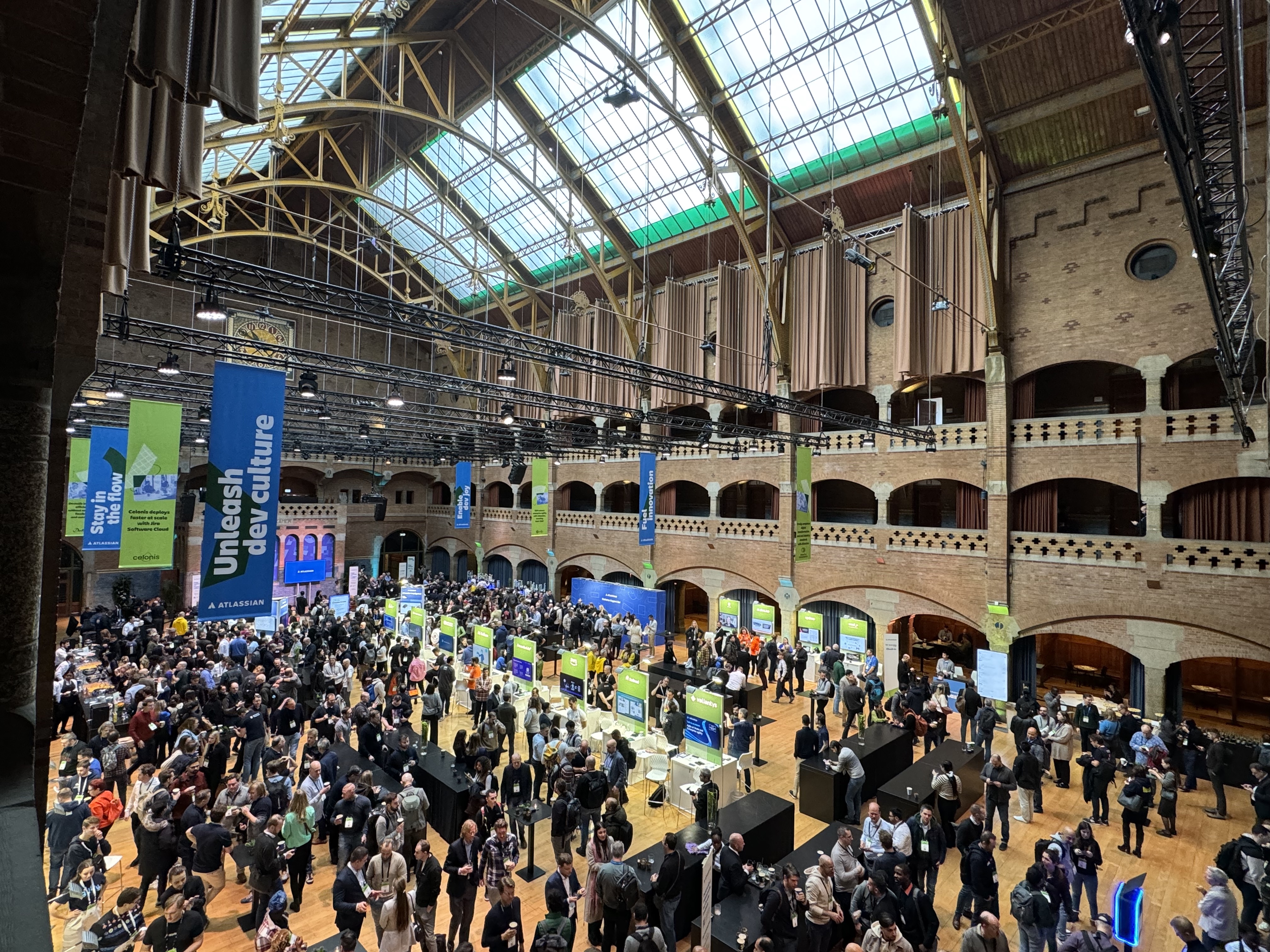 Atlassian Unleashed Amsterdam 2023 Show Floor at the 