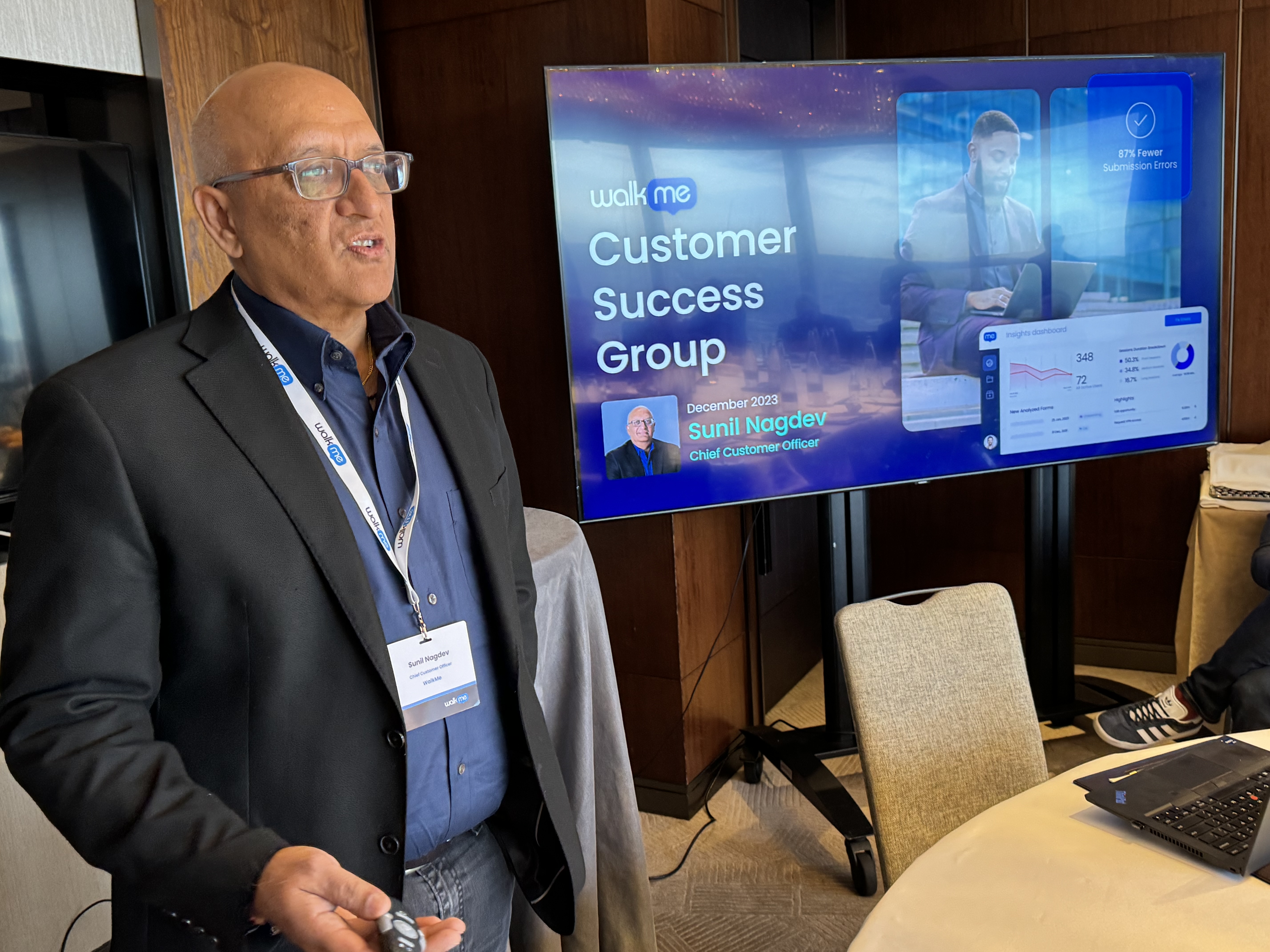 Sunil Nagdev, Chief Customer Officer, WalkMe