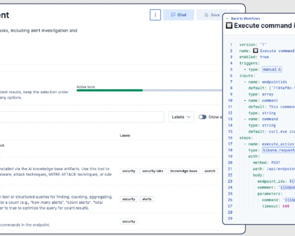 Elastic Security bets on native Workflows, data-centric approach