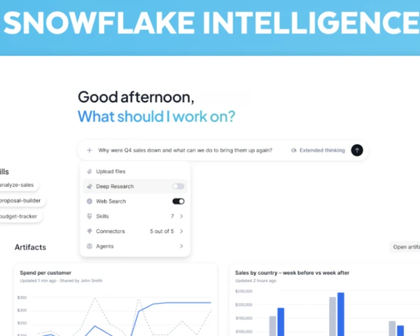 Snowflake rolls out Snowflake Intelligence, Cortex Code updates