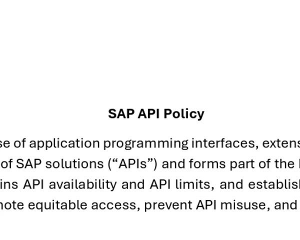 How much oxygen will SAP's new API suck up at Sapphire?