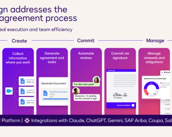 Docusign says Intelligent Agreement Platform hits inflection point