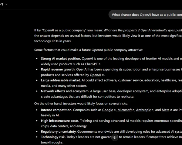 OpenAI joins IPO parade