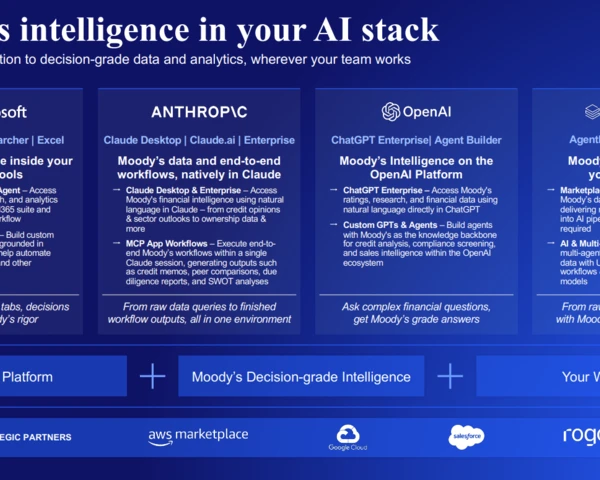How Moody's is thinking about data moats, AI strategy, token costs