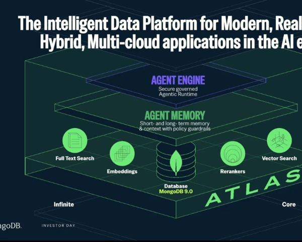 MongoDB launches Atlas Agent Engine, Atlas Infinite as MongoDB 9.0 goes GA
