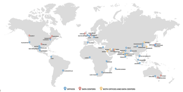Zoho Datacenters and Offices