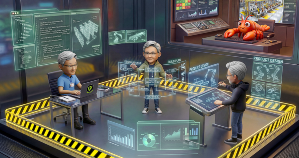 Jensen and NemoClaw working on DGX Spark, DGX Station