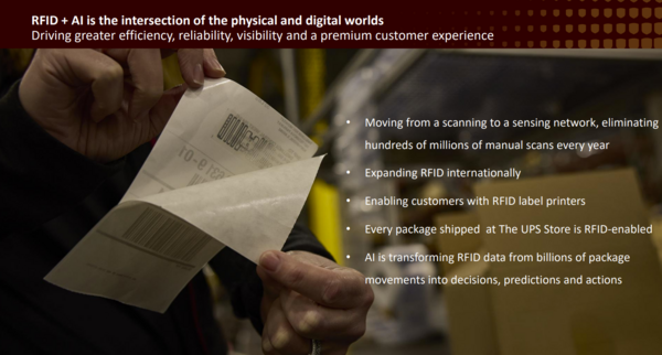 UPS RFID and AI