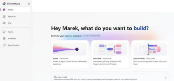 Microsoft apps in Copilot Studio
