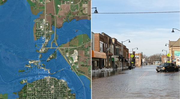 NOAA flood data