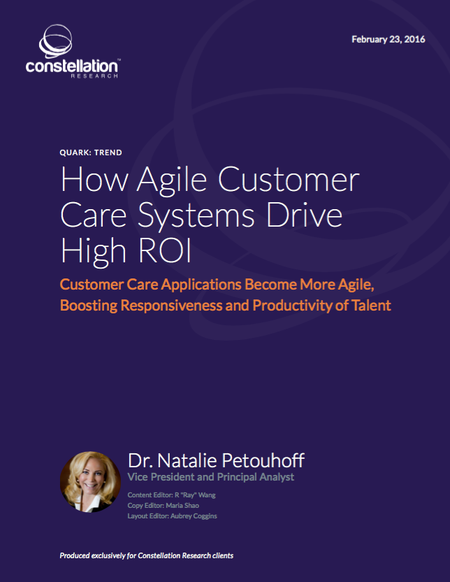 Agile Customer Care Constellation Research