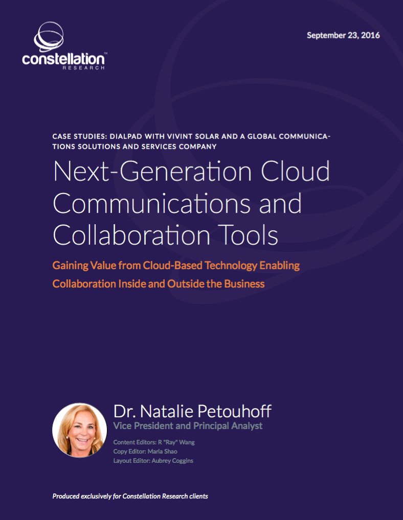 Next Generation Cloud Communications and Collaboration Tools