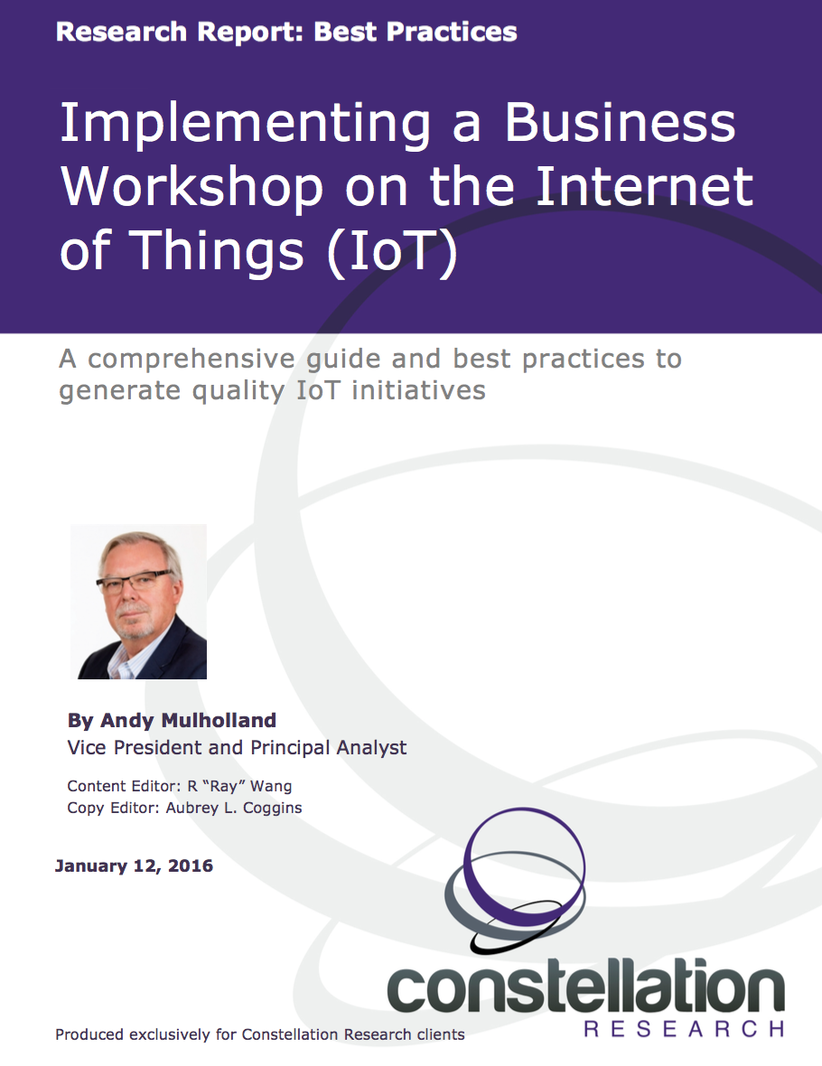 Implementing a Workshop on the Internet of Things