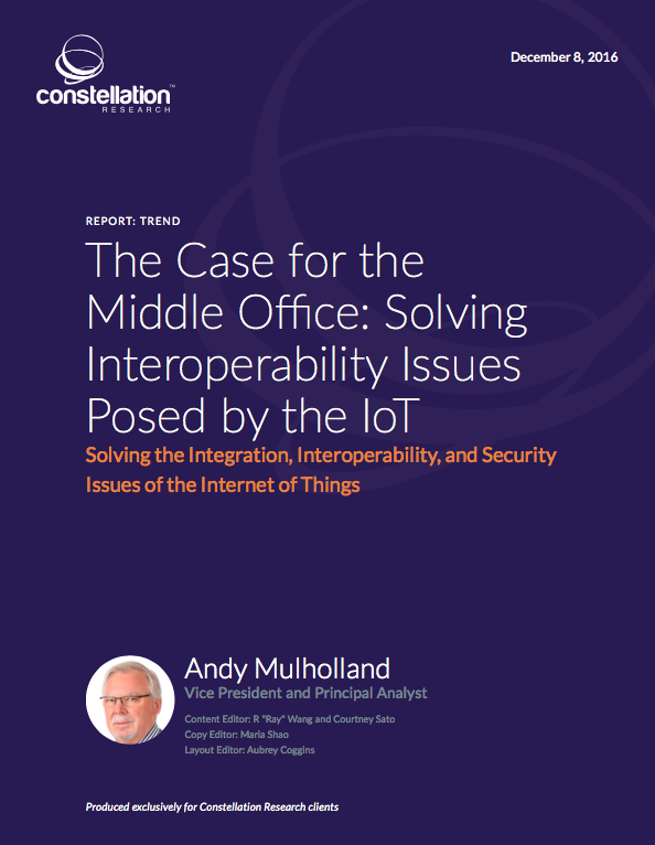 The Case for the Middle Office Solving Problems Posed by IoT