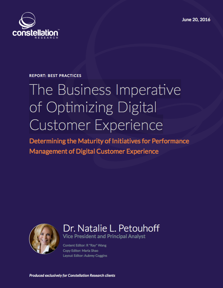 The Business Imperative of Optimized Digital Customer Experience