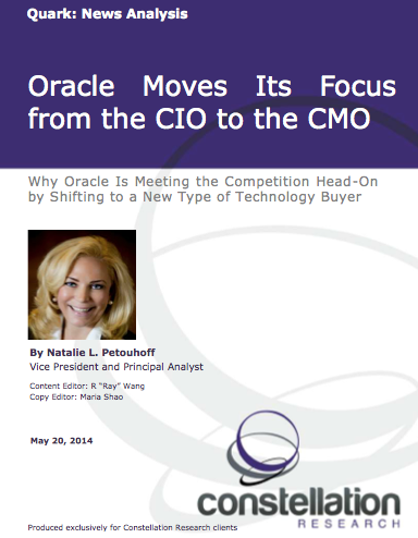 Oracle Focus CMO Report Cover