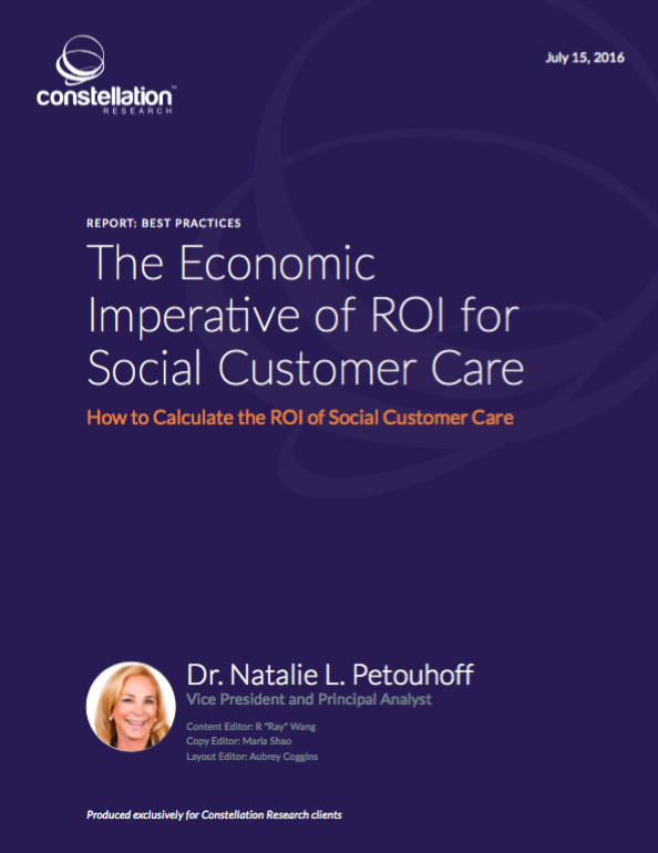 ROI of Social Customer Care 