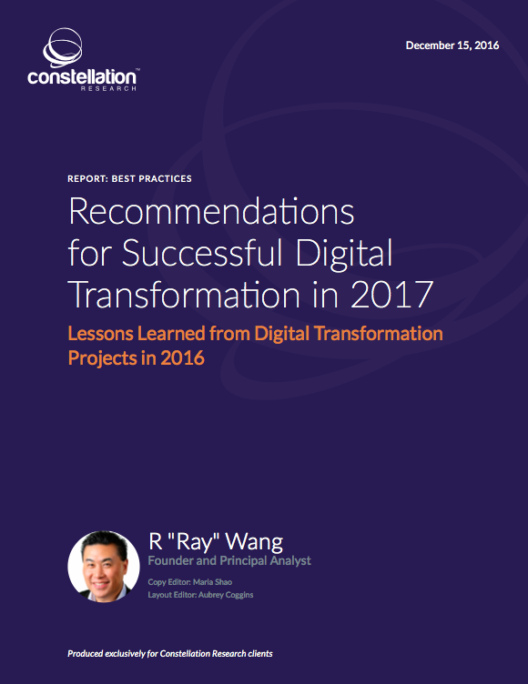 Recommendations for Successful Digital Transformation in 2017