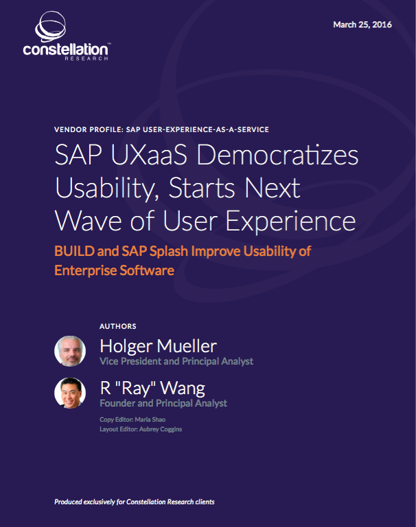 SAP UXaaS Buyer's Guide