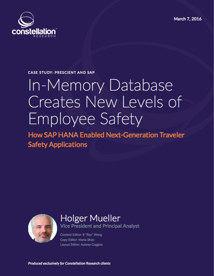 SAP HANA Prescient Case Study