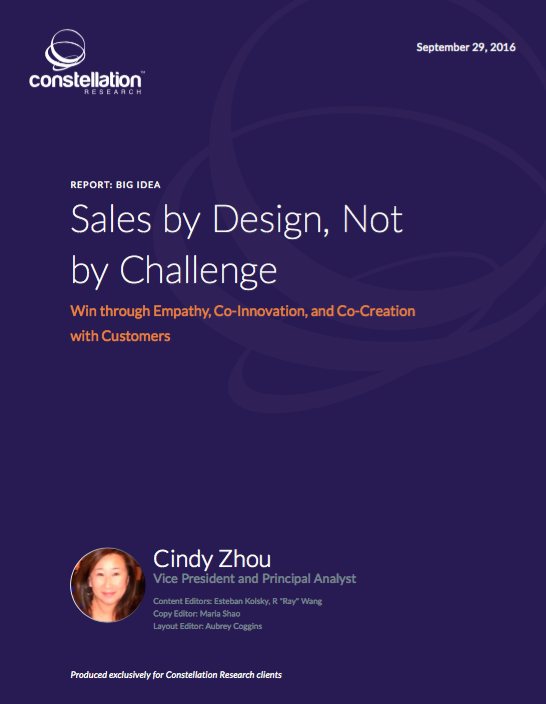 Sales by Design not By Challenge