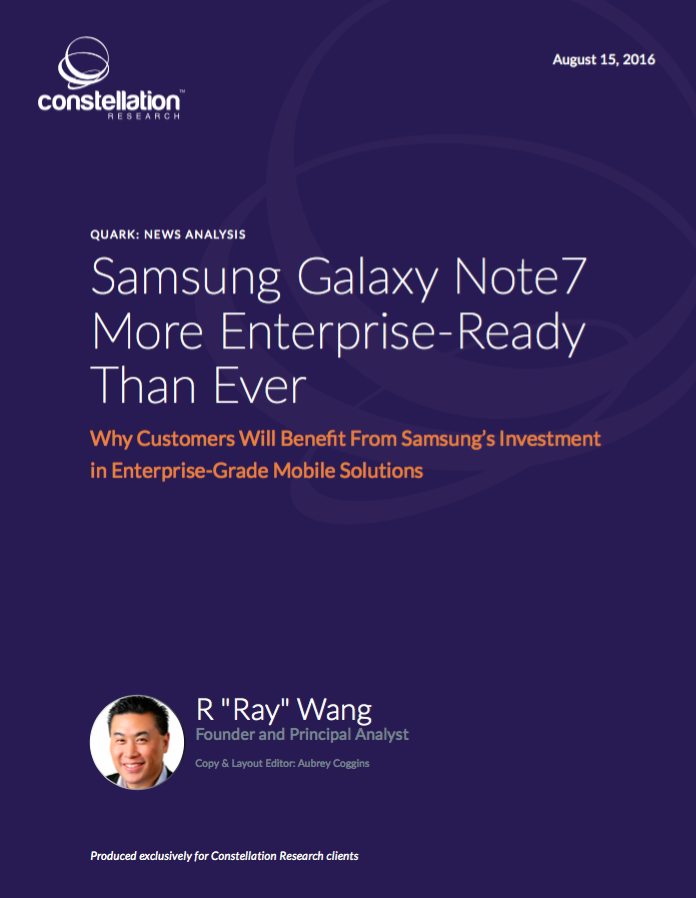 Samsung Galaxy Note7 More Enterprise Ready Than Ever 