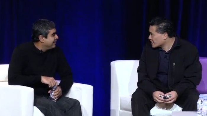 Ray Wang and Vishal Sikka at Constellation's Connected Enterprise