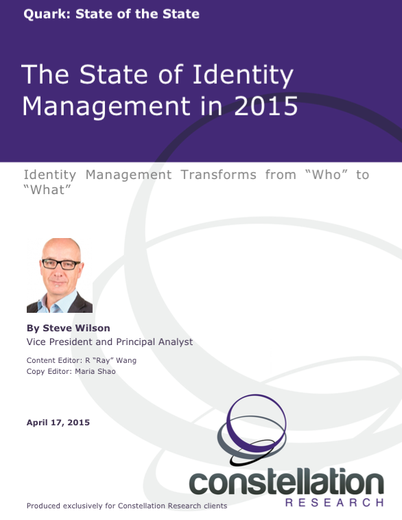 State of Identity Management 