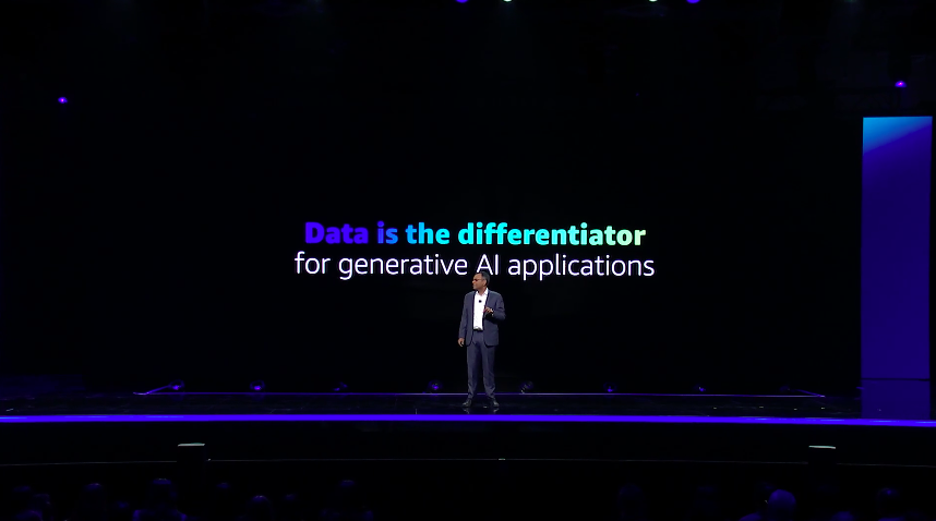 Data as the Differentiator in Generative AI at AWS reInvent