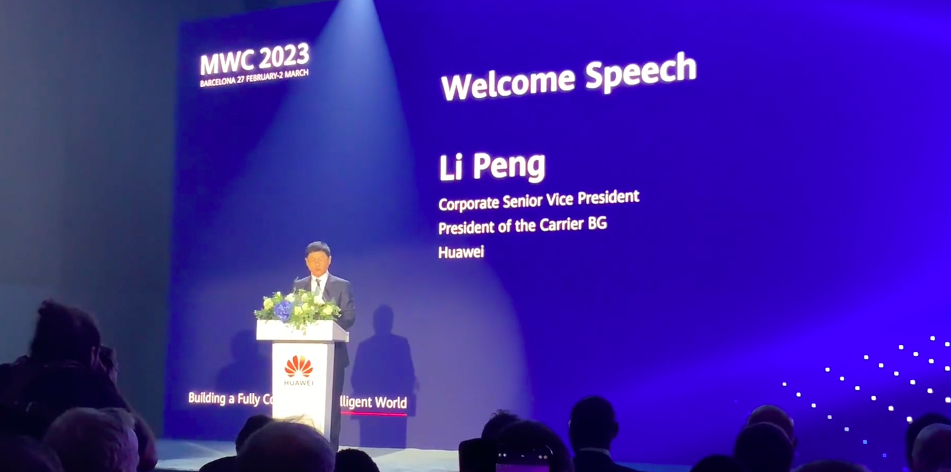 Li Peng, Huawei, MWC 2023