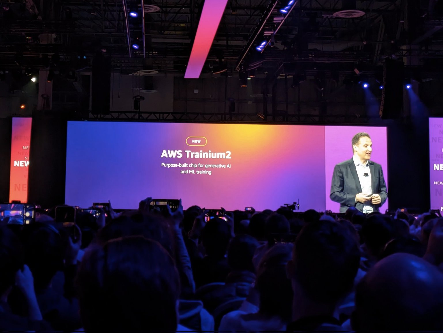 Tranium 2 chips at re:Invent 2023