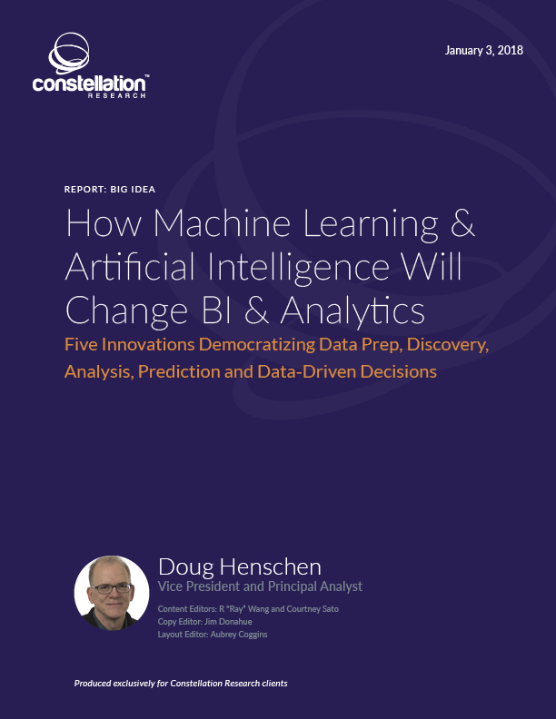 How Machine Learning and AI will Change BI and Analytics