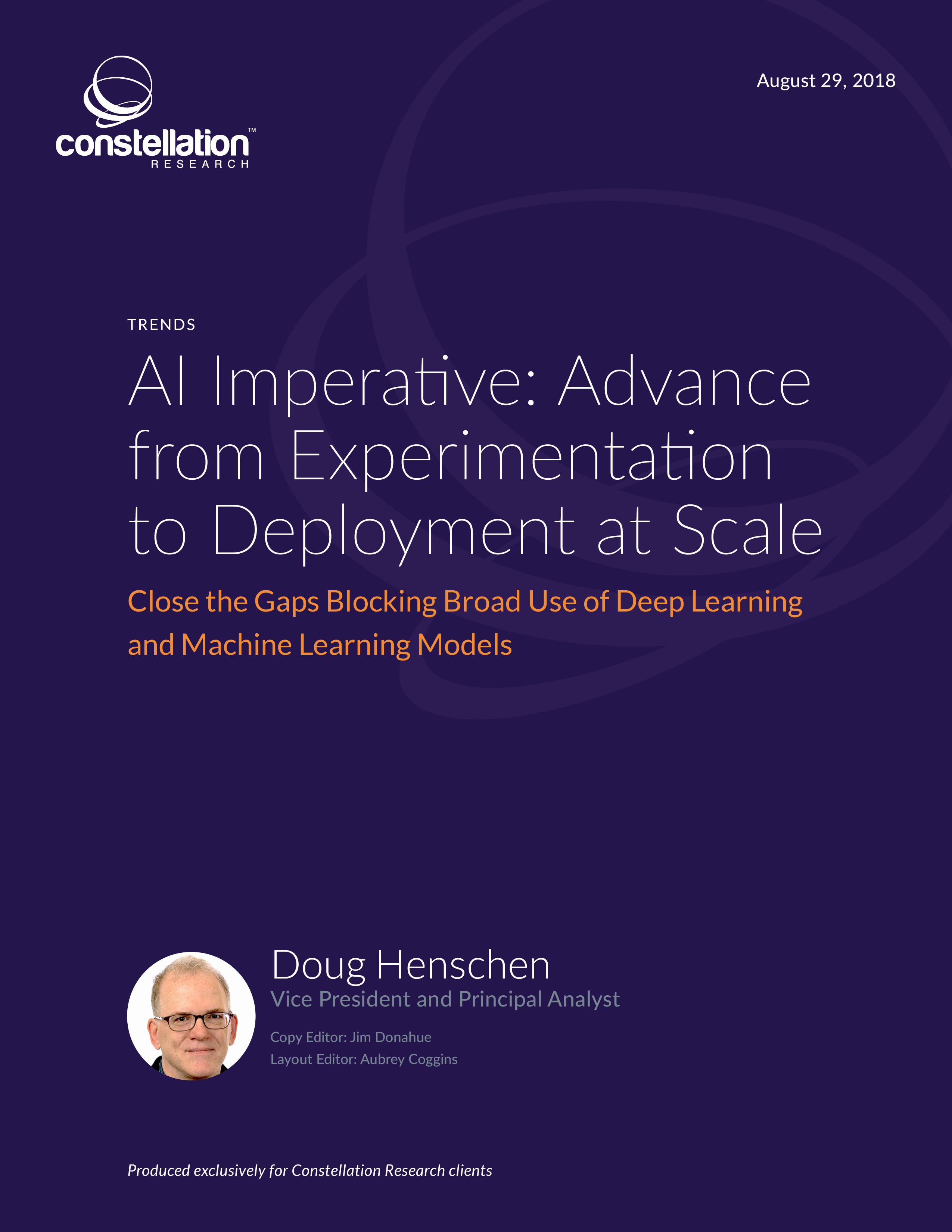 AI Imperative: Advance from Experimentation to Deployment at Scale