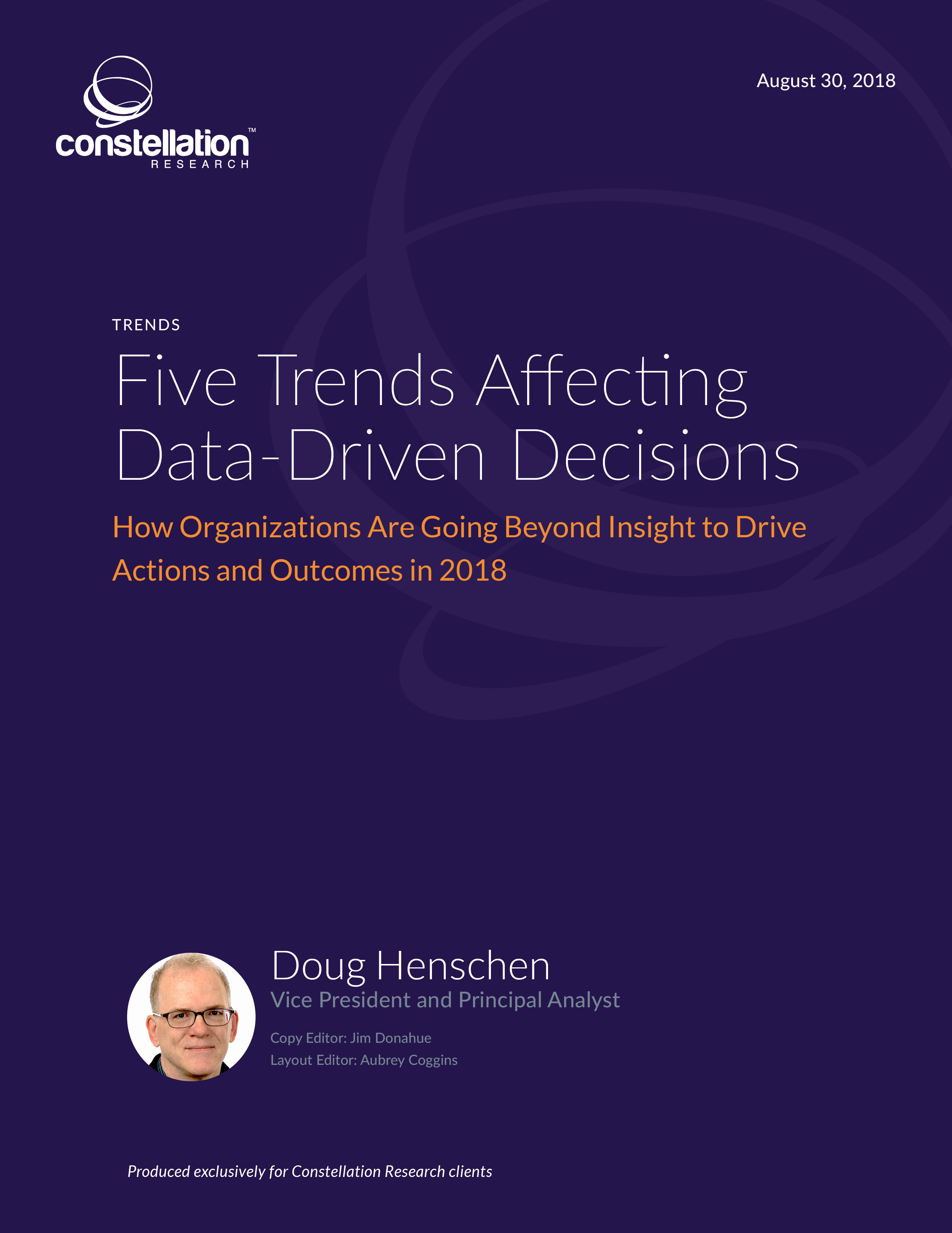 Five Trends Affecting Data-Driven Decisions