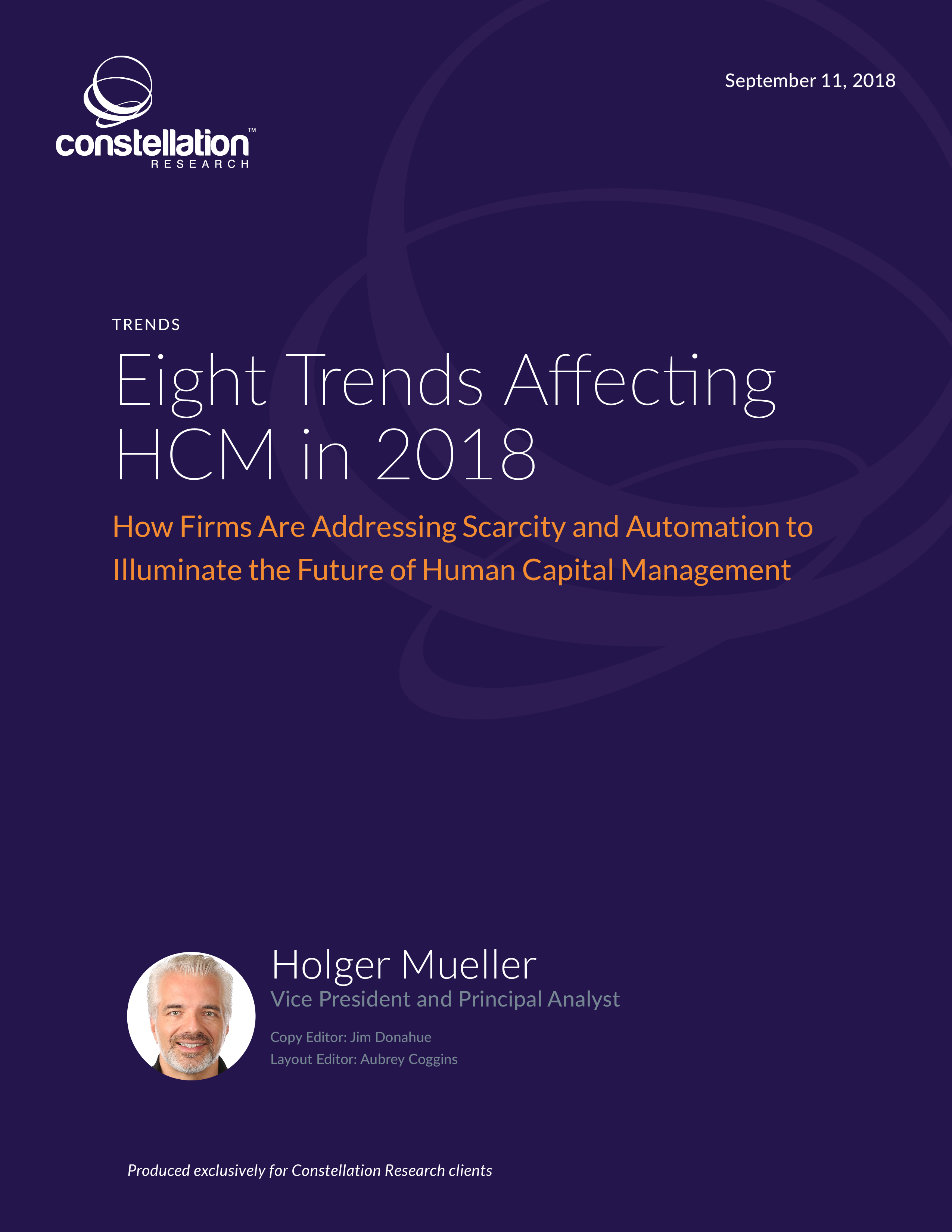 Eight trends affecting HCM in 2018