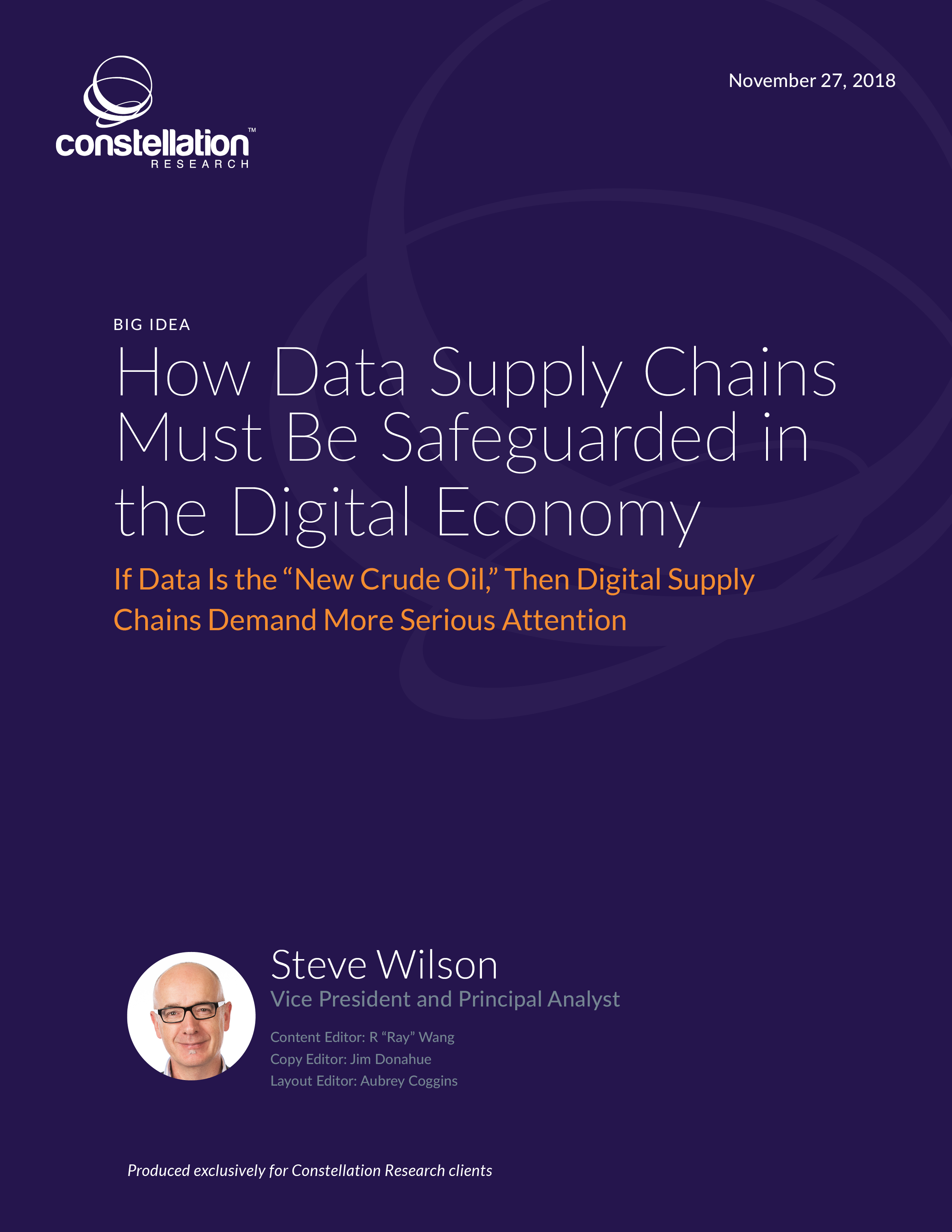 How Data Supply Chains Must Be Safeguarded in the Digital Economy