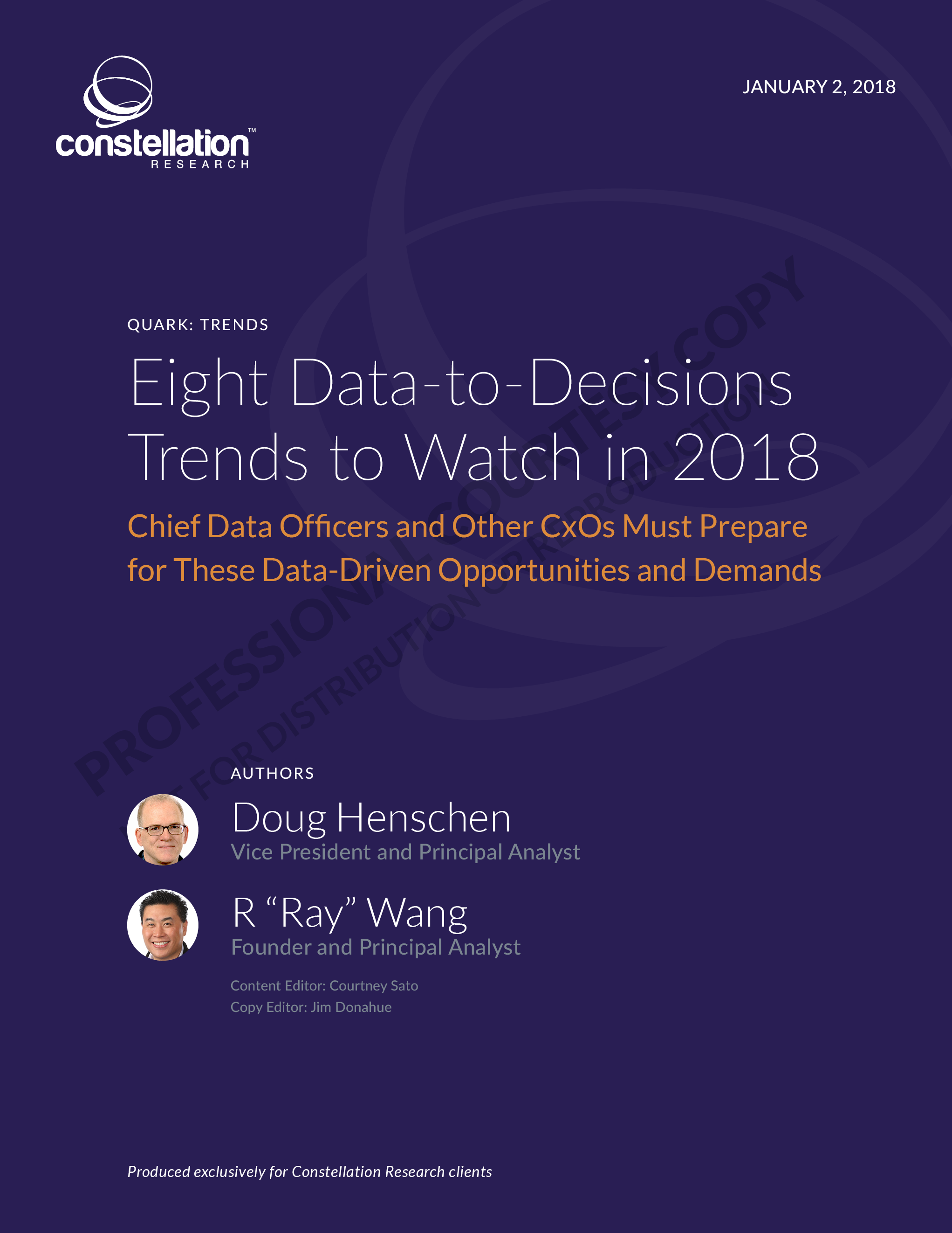 8 Data to Decisions Trends for 2018