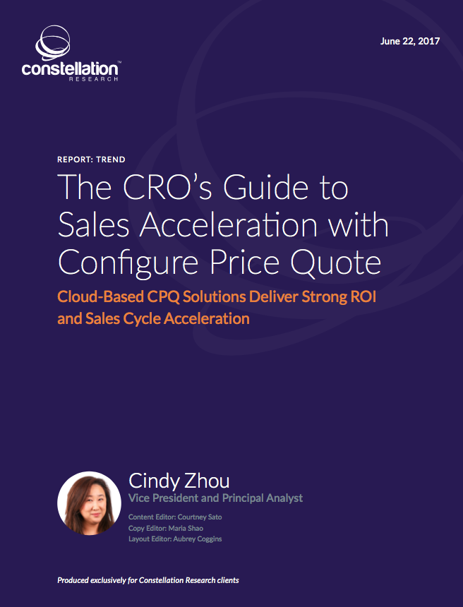 CRO's Guide to Sales Acceleration with Configure Price Quote