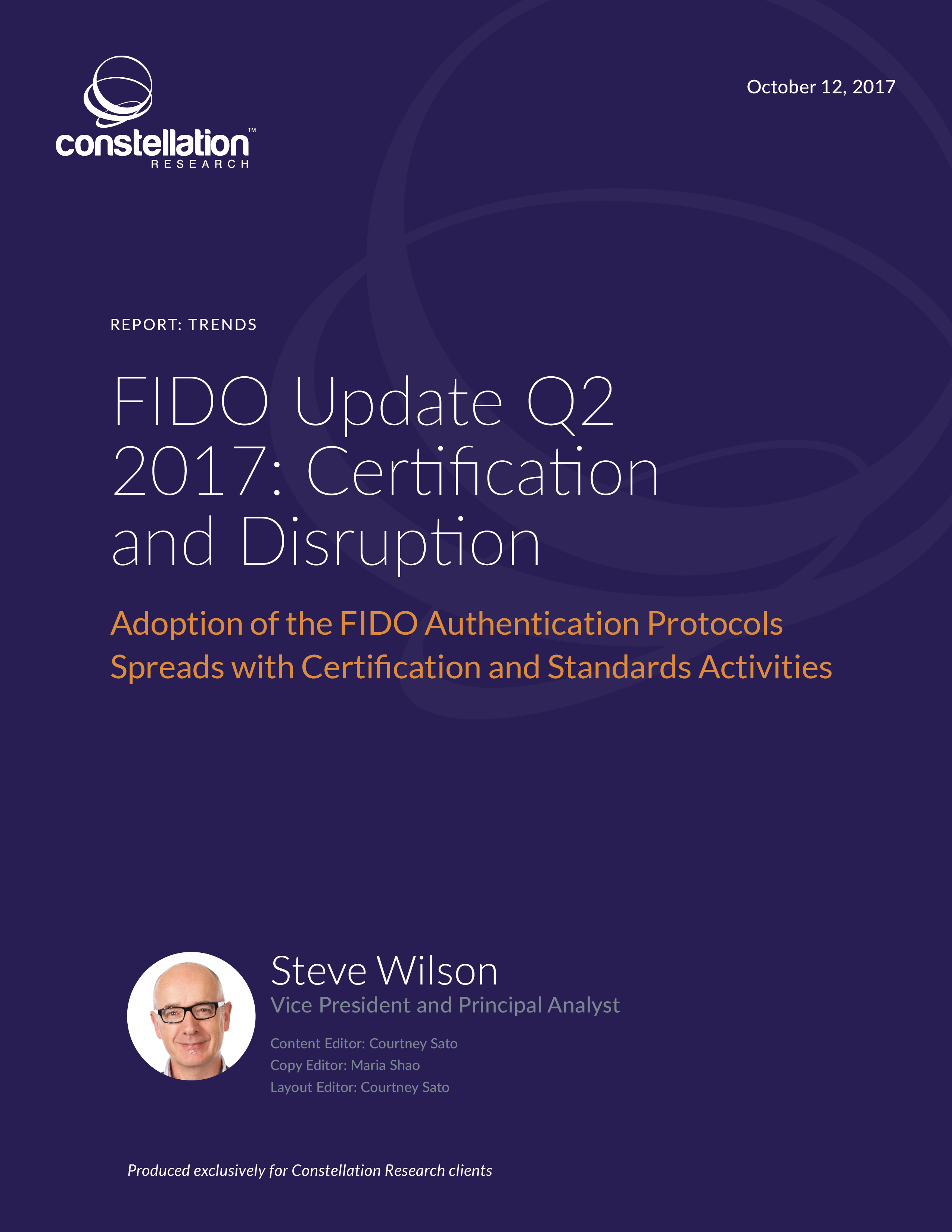 FIDO Alliance Update Q2 2017