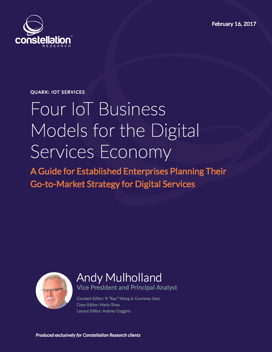 Four IoT Business Models 