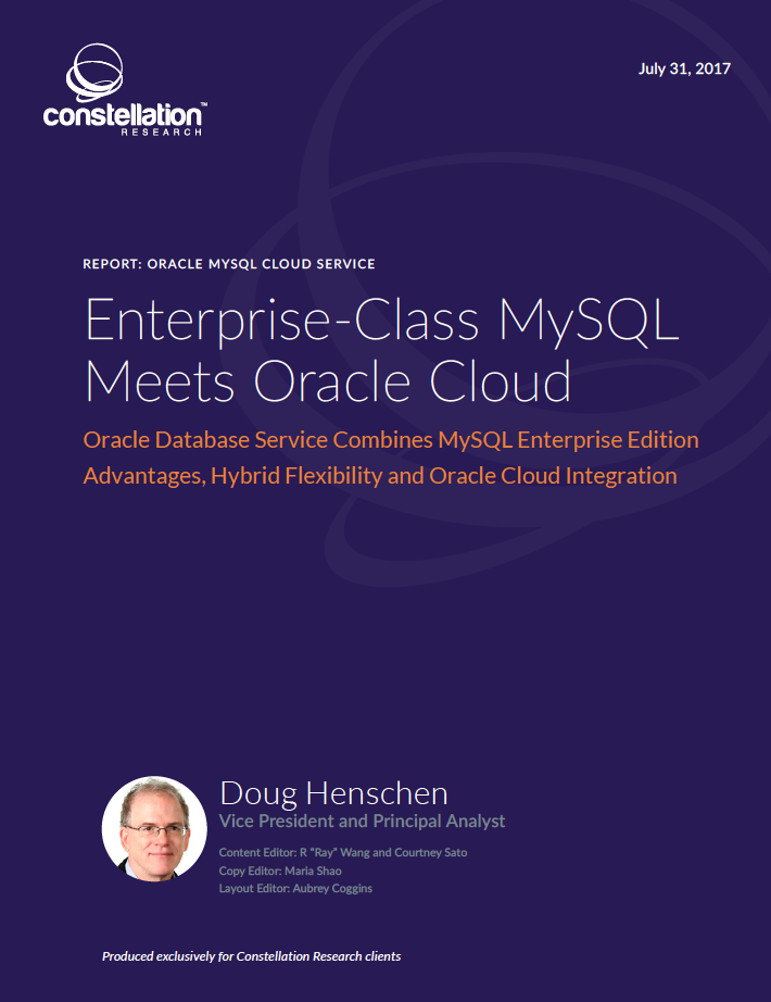 Oracle MySQL Cloud Service Offering Overview