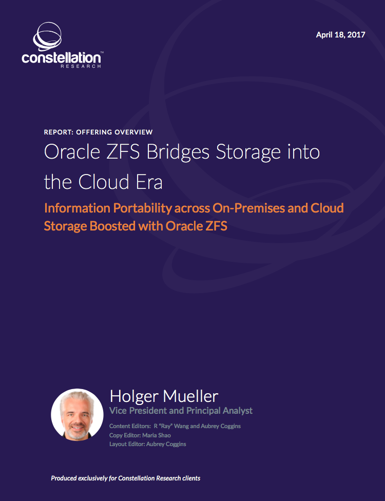Oracle ZFS Offering Overview cover