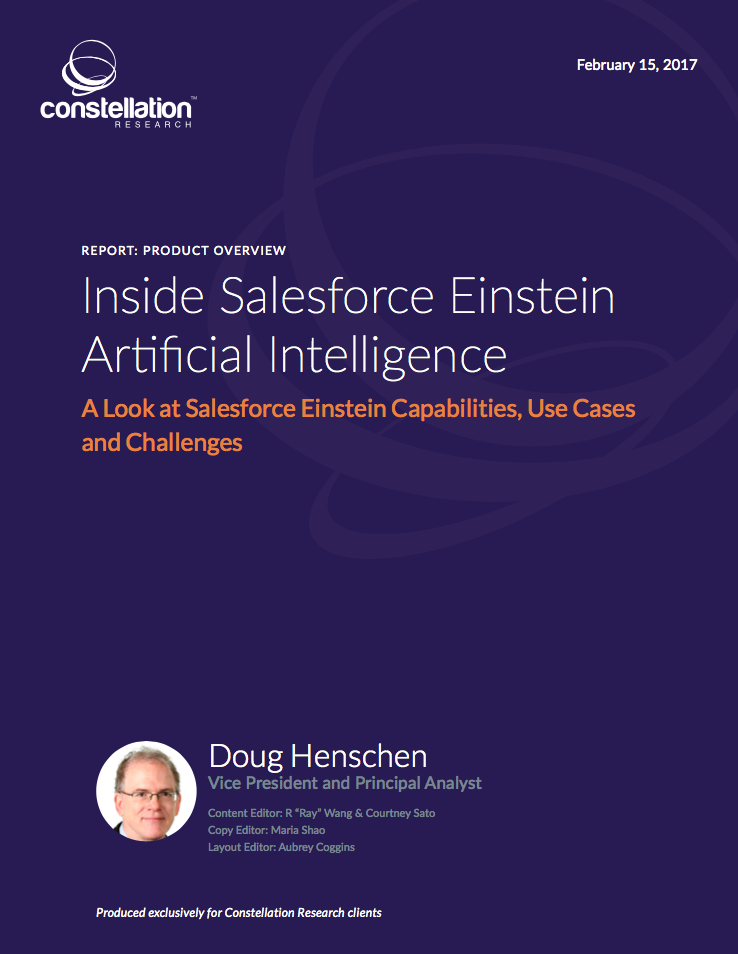 Inside Salesforce Einstein Artificial Intelligence cover